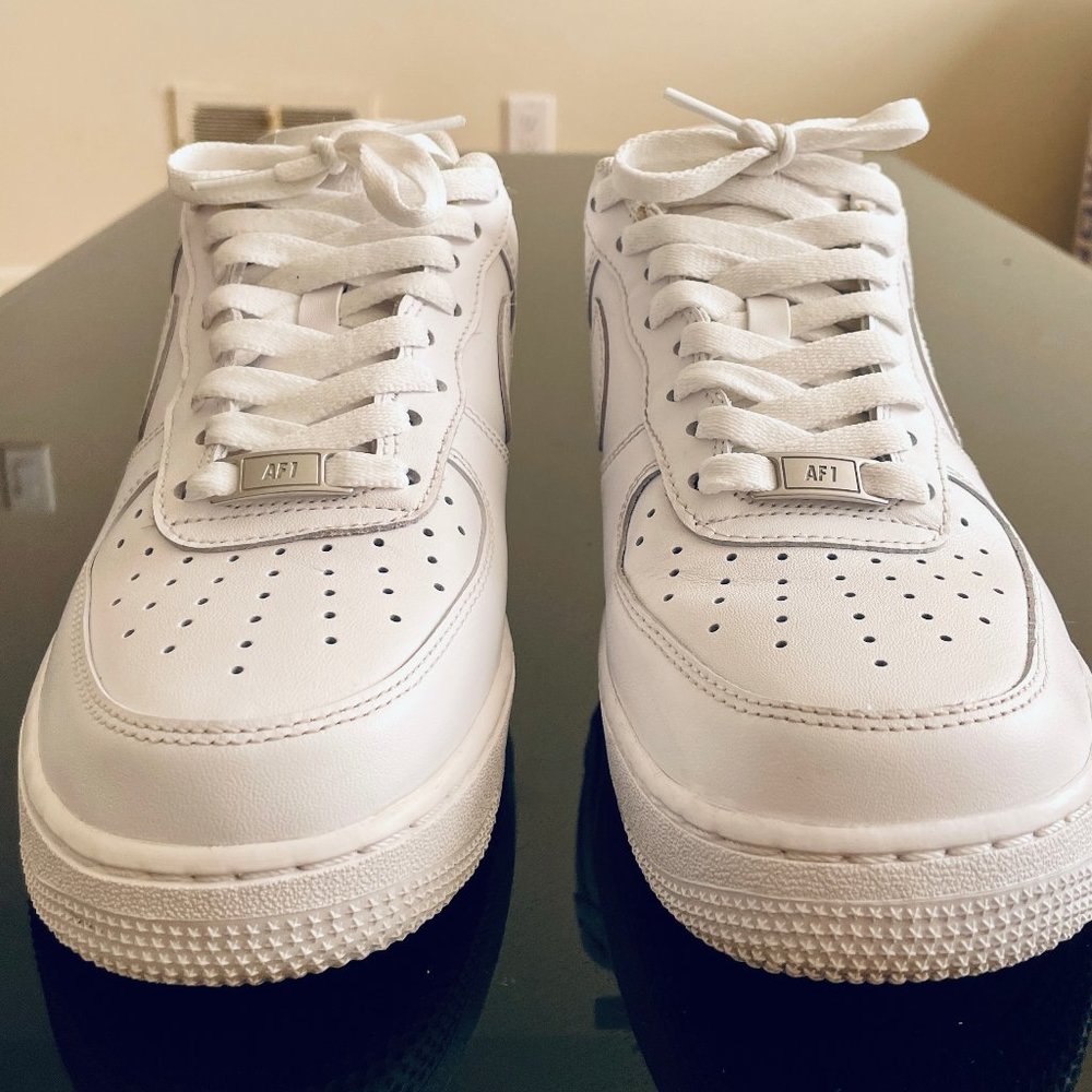 Nike Air Force 1 Low AF1 White - Size Left 8.5 Right 8 **Read Description**
